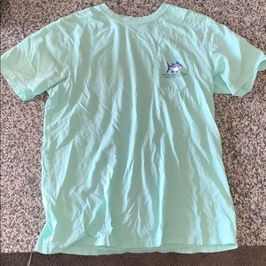 Teal shirt